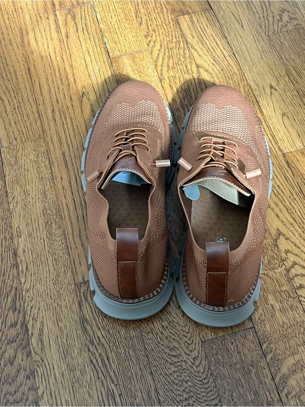 Breeze Men’s Brown Casual Oxfords - Lightweight Comfort